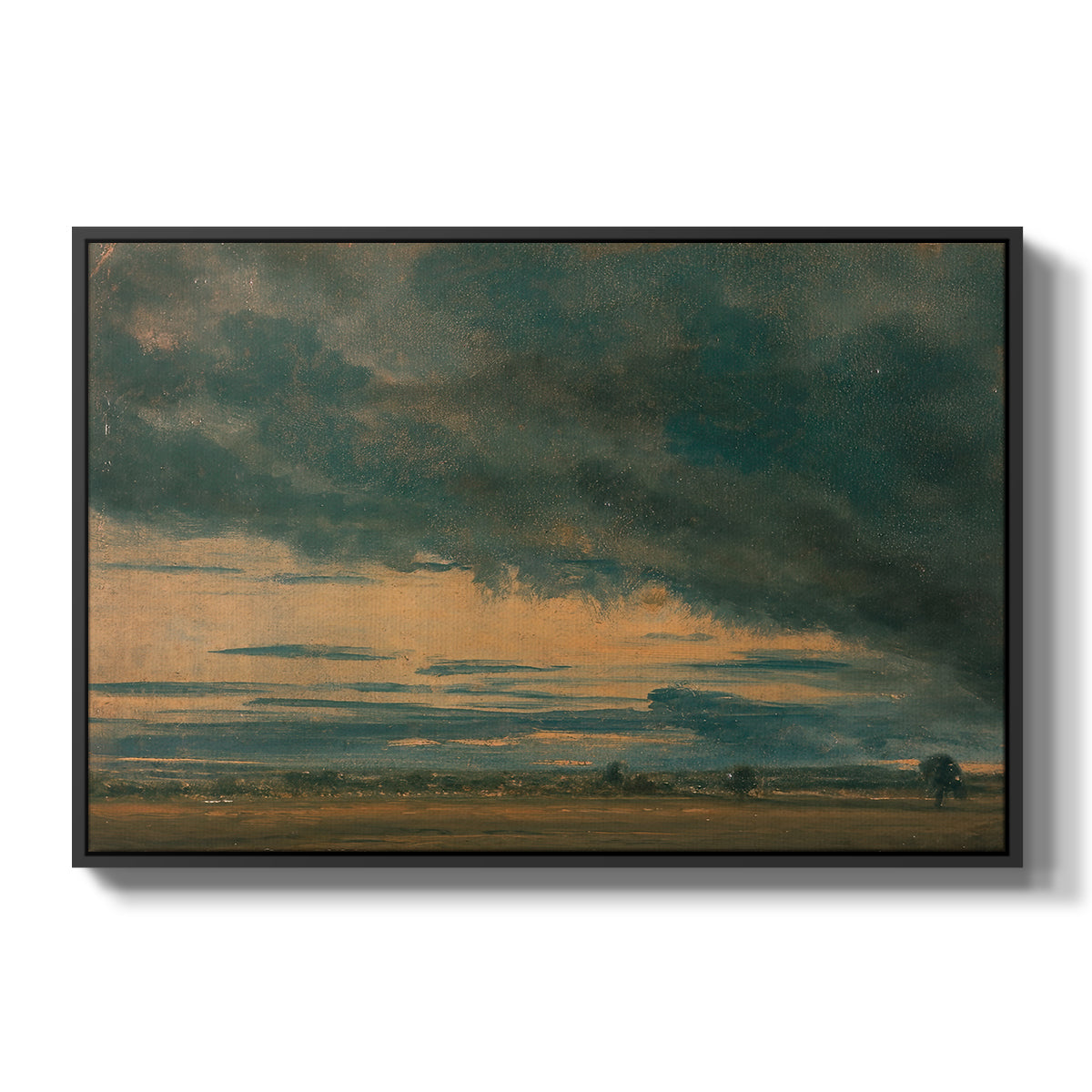 Cloud Study, c. 1821 - Floater Framed Canvas Print
