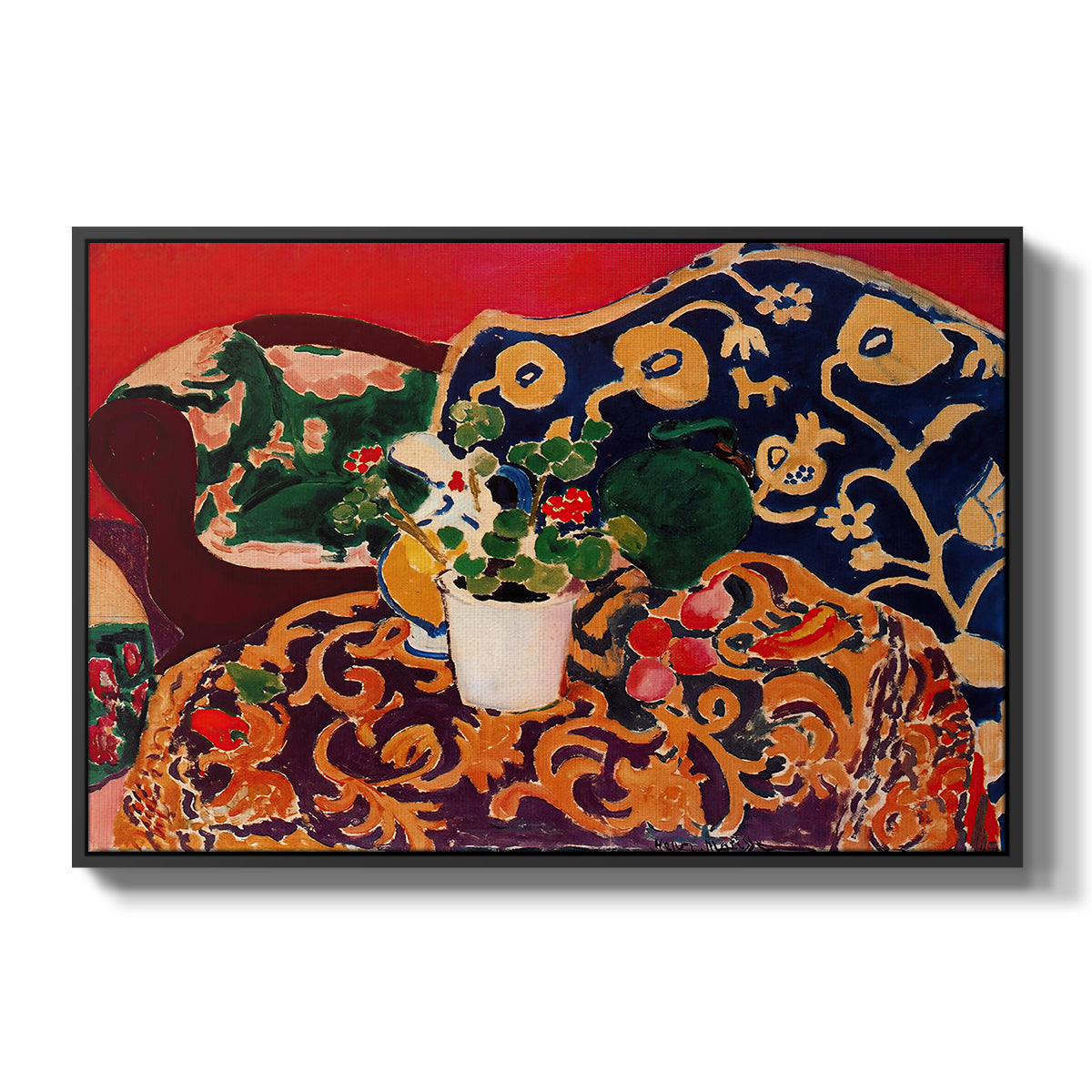 Spanish Still Life, c. 1910 - Floater Framed Canvas Print