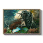 Campfire, Adirondacks, 1892 - Floater Framed Canvas Print
