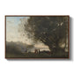Dance Under the Trees at the Edge of the Lake, c. 1865-1870 - Floater Framed Canvas Print