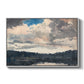 The Lone Boat, North Woods Club, Adirondacks, 1892 - Floater Framed Canvas Print
