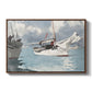 Fishing Boats, Key West, 1903 - Floater Framed Canvas Print