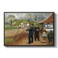 L. A. Ring Painting near Aasum Smithy, 1893 - Floater Framed Canvas Print