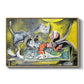 Still Life with Cat and Lobster, 1962 - Floater Framed Canvas Print