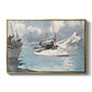 Fishing Boats, Key West, 1903 - Floater Framed Canvas Print