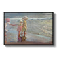 The Three Sisters on the Beach, 1908 - Floater Framed Canvas Print