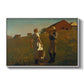 A Temperance Meeting, 1874 - Floater Framed Canvas Print