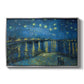 Starry Night Over the Rhône, 1888 - Floater Framed Canvas Print