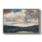 The Lone Boat, North Woods Club, Adirondacks, 1892 - Floater Framed Canvas Print