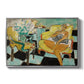 Seated Woman with Flower, 1942 - Floater Framed Canvas Print