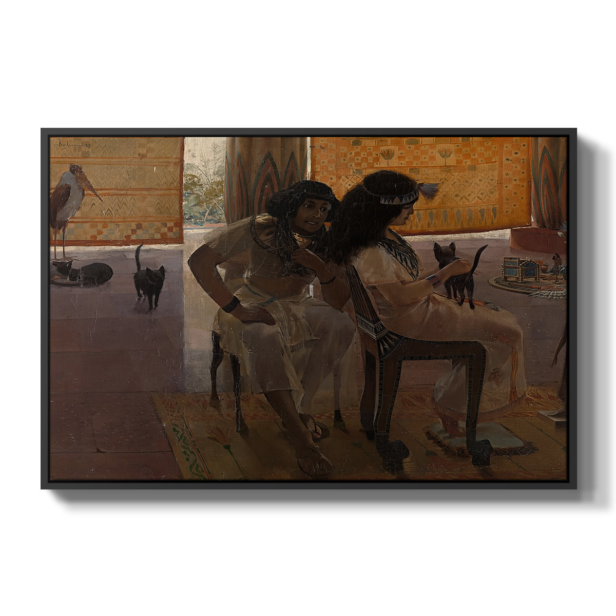 The Age of the Pharaohs, 1914 - Floater Framed Canvas Print