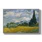Wheat Field with Cypresses, 1889 - Floater Framed Canvas Print
