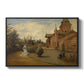 The Country House of Gustave Coûteaux, 1871 - Floater Framed Canvas Print