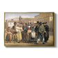 A Charlatan Selling Blacking in the Piazza Barberini in Rome, c. 1840-1849 - Floater Framed Canvas Print