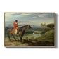 John Levett Hunting at Wychnor, Staffordshire, 1818 - Floater Framed Canvas Print