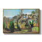 Landscape near Nice, c. 1918 - Floater Framed Canvas Print