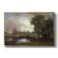 Dedham Lock and Mill, c. 1820 - Floater Framed Canvas Print