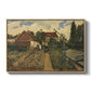 Garden of a Florist (The Flower Garden), 1864 - Floater Framed Canvas Print