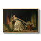 The Stolen Kiss (Le Baiser à la dérobée), c. 1788 - Floater Framed Canvas Print