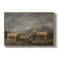 Ryelands Sheep, the King's Ram, the King's Ewe and Lord Somerville's Wether, c. 1801-1807 - Floater Framed Canvas Print
