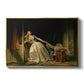 The Stolen Kiss (Le Baiser à la dérobée), c. 1788 - Floater Framed Canvas Print