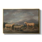 Ryelands Sheep, the King's Ram, the King's Ewe and Lord Somerville's Wether, c. 1801-1807 - Floater Framed Canvas Print