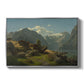 Balestrand, 1848 - Floater Framed Canvas Print