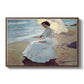 Clotilde on the Beach, 1904 - Floater Framed Canvas Print