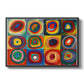 Color Study: Squares with Concentric Circles, 1913 - Floater Framed Canvas Print