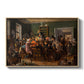 An Auction Scene, 1835 - Floater Framed Canvas Print