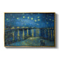 Starry Night Over the Rhône, 1888 - Floater Framed Canvas Print
