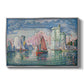 Entrance to the Port of La Rochelle, 1921 - Floater Framed Canvas Print