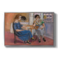 Domino Players, 1921 - Floater Framed Canvas Print
