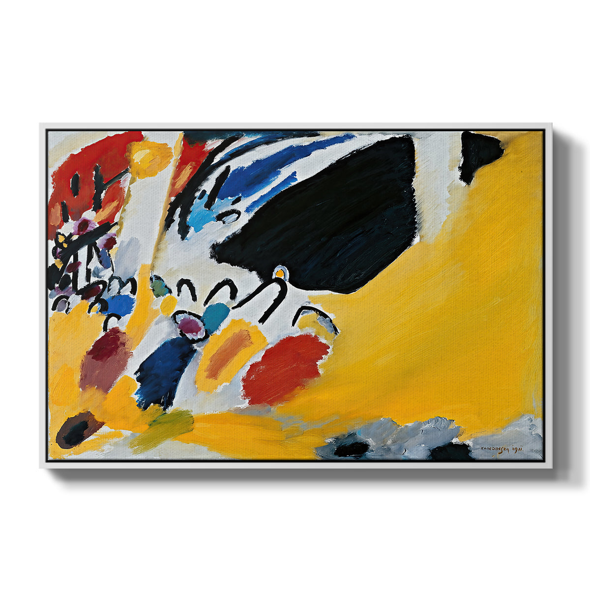 Impression III (Concert), 1911 - Floater Framed Canvas Print