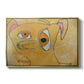 Cubist Dog with Stars (Student Art) - Floater Framed Canvas Print