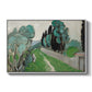 Landscape with Cypresses and Olive Trees near Nice, c. 1918 - Floater Framed Canvas Print