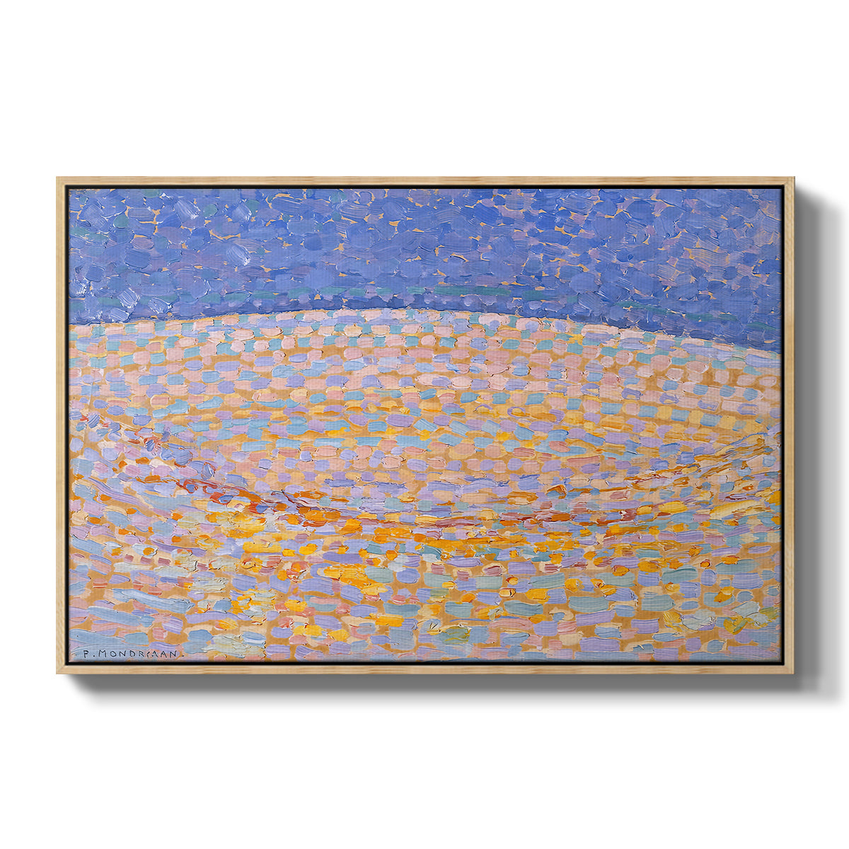 Dune III, 1909 - Floater Framed Canvas Print