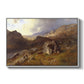 Lledr Valley in Wales, 1864 - Floater Framed Canvas Print