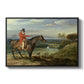 John Levett Hunting at Wychnor, Staffordshire, 1818 - Floater Framed Canvas Print