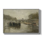 The Bridge (Le pont), 1895 - Floater Framed Canvas Print