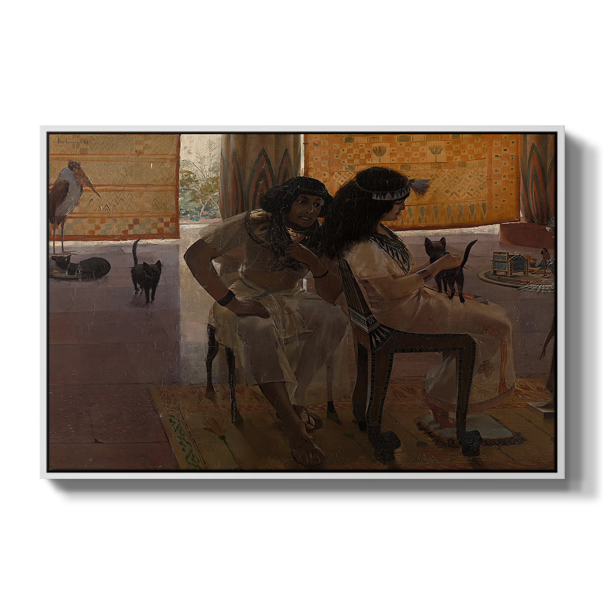 The Age of the Pharaohs, 1914 - Floater Framed Canvas Print