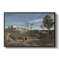 La Cervara, the Roman Campagna, c. 1830-1831 - Floater Framed Canvas Print