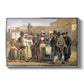 A Charlatan Selling Blacking in the Piazza Barberini in Rome, c. 1840-1849 - Floater Framed Canvas Print