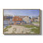 Gasometers at Clichy, 1886 - Floater Framed Canvas Print