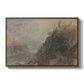 Rheinfels Looking to Katz and Gourhausen, 1817 - Floater Framed Canvas Print