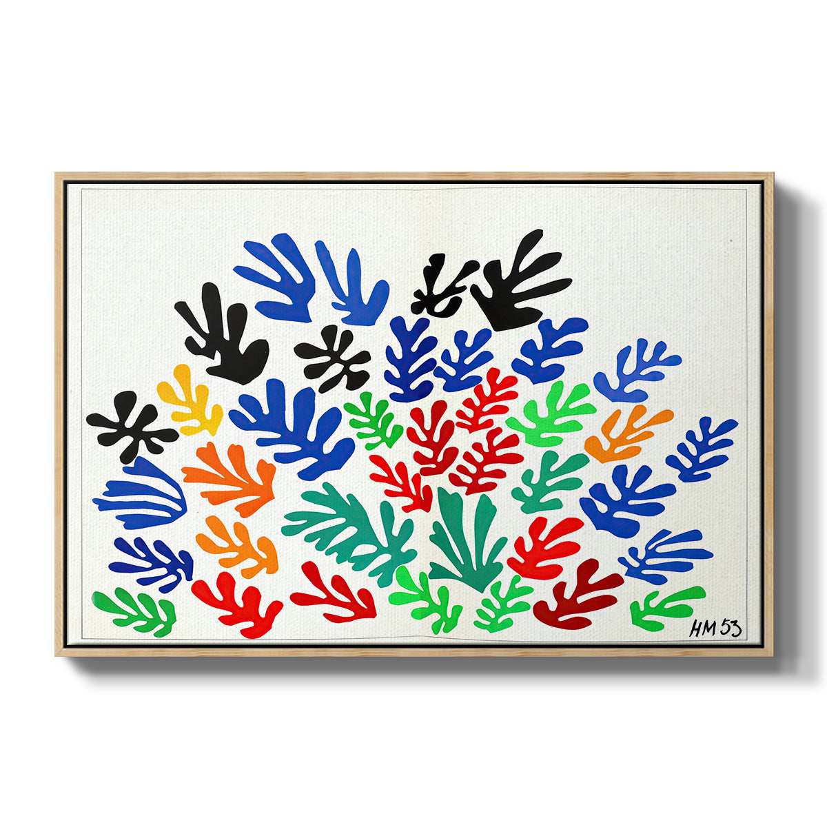 The Sheaf (La gerbe), 1953 - Floater Framed Canvas Print