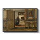 Interior of the Terninck Institution in Antwerp, 1884 - Floater Framed Canvas Print