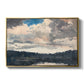 The Lone Boat, North Woods Club, Adirondacks, 1892 - Floater Framed Canvas Print