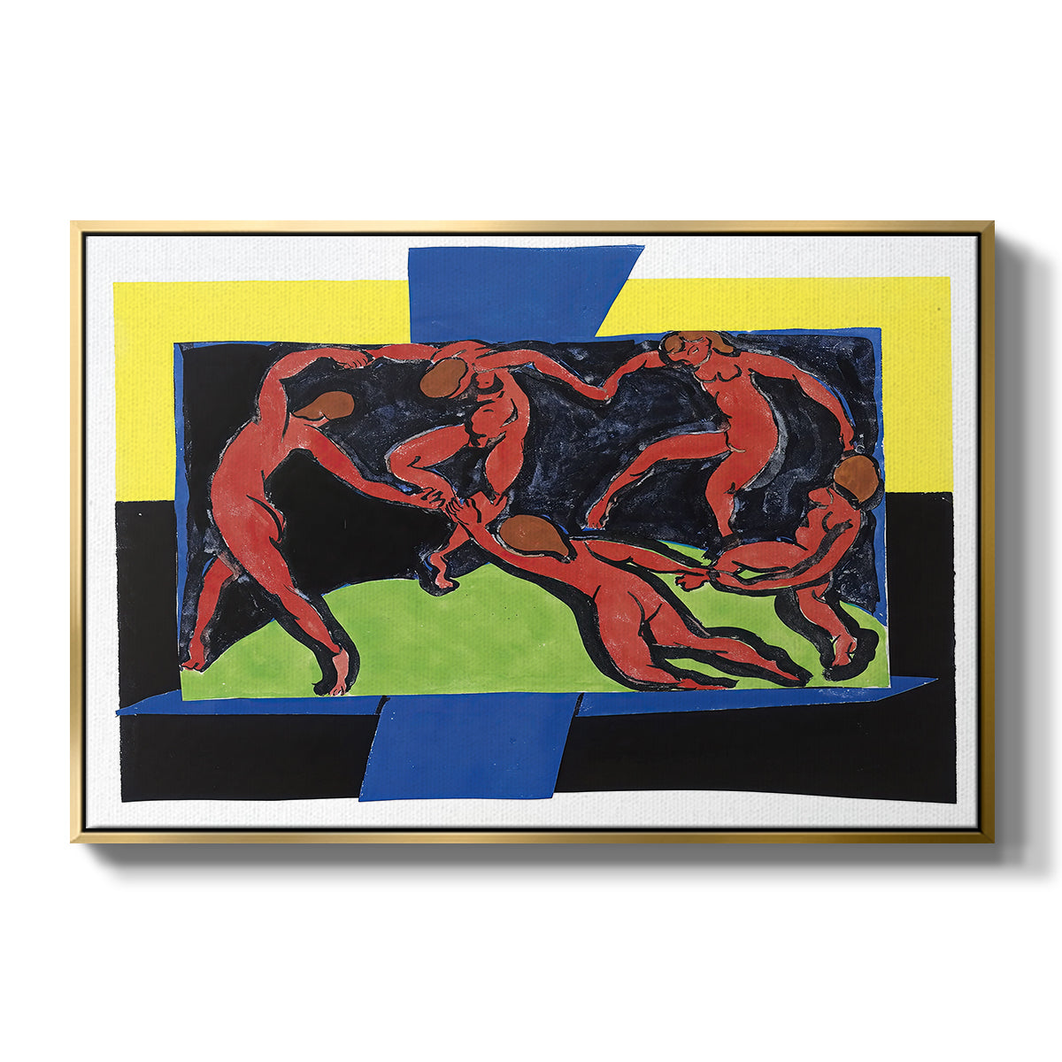 The Dance (La Danse), 1939 - Floater Framed Canvas Print
