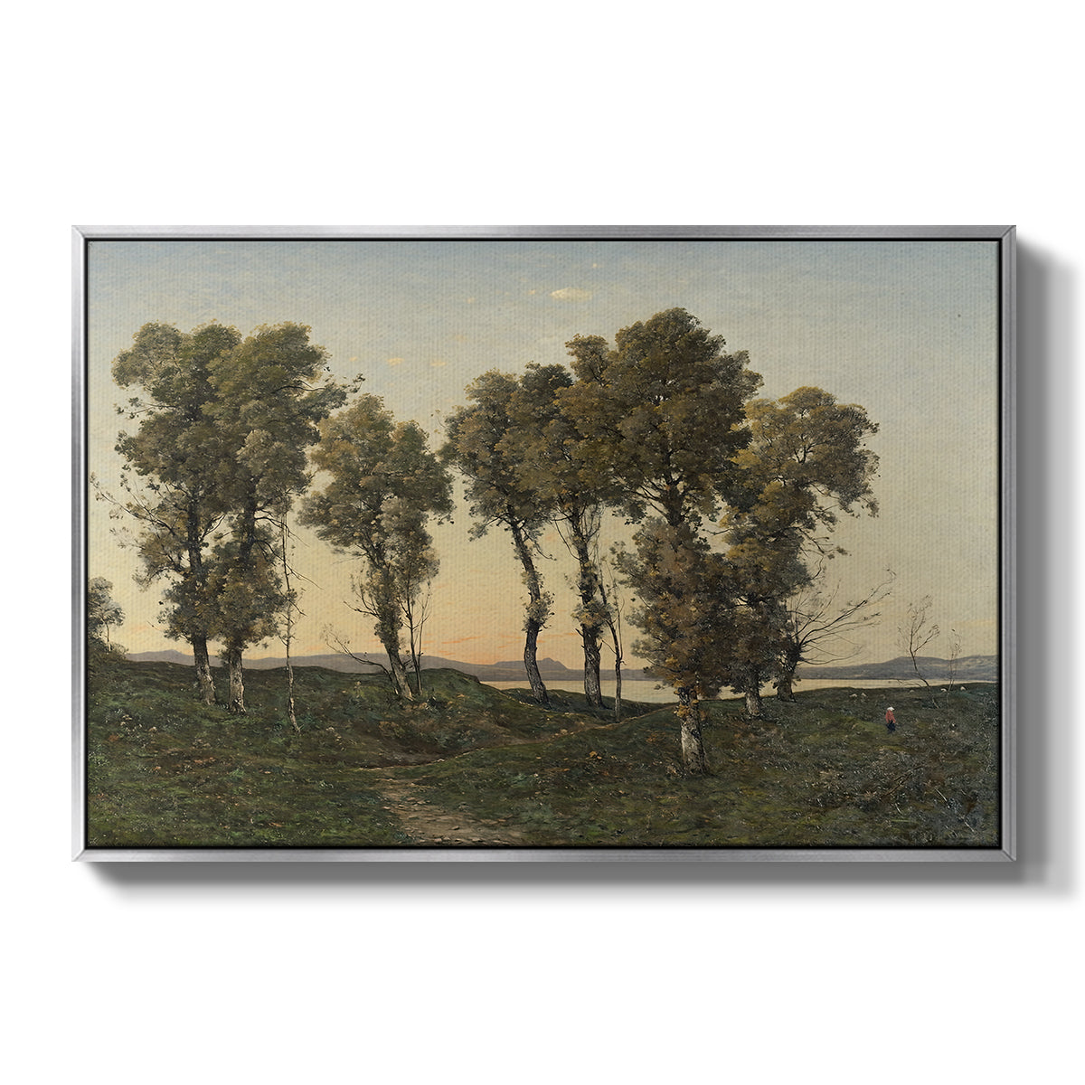Autumn Evening, 1894 - Floater Framed Canvas Print